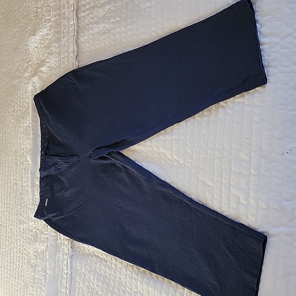 Plus-Size Kim Rogers Stretch Capris, Color Dark Blue, Size 18 Short